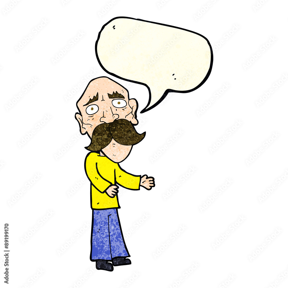 cartoon lonely old man with speech bubble cartoon lonely old man with speech bubble