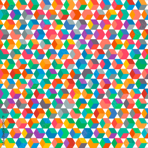 Multicolored square bacground