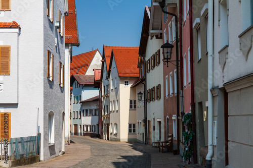 Fussen  Germany old town street