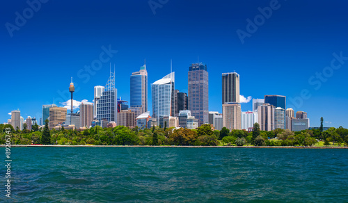Panoramic view of Sydney central business district. © Yevgen Belich