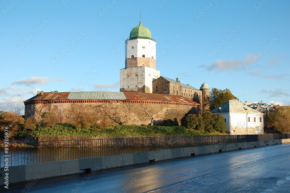 Vyborg castle in Vyborg city, Russia 