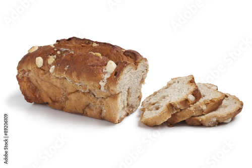 Traditional dutch sugar bread photo