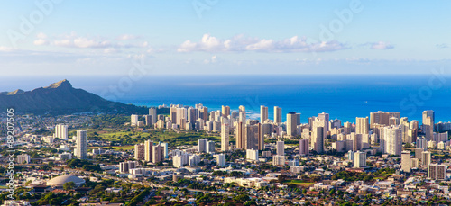 Hawaii city skyline