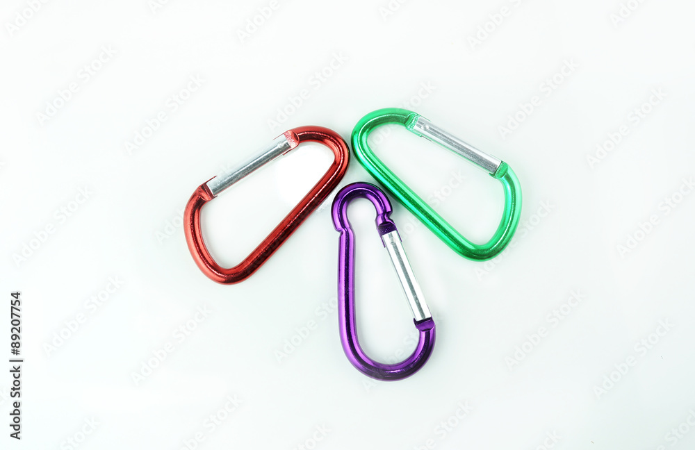 climbing gear , isolate on white background climbing gear , isolate on white background