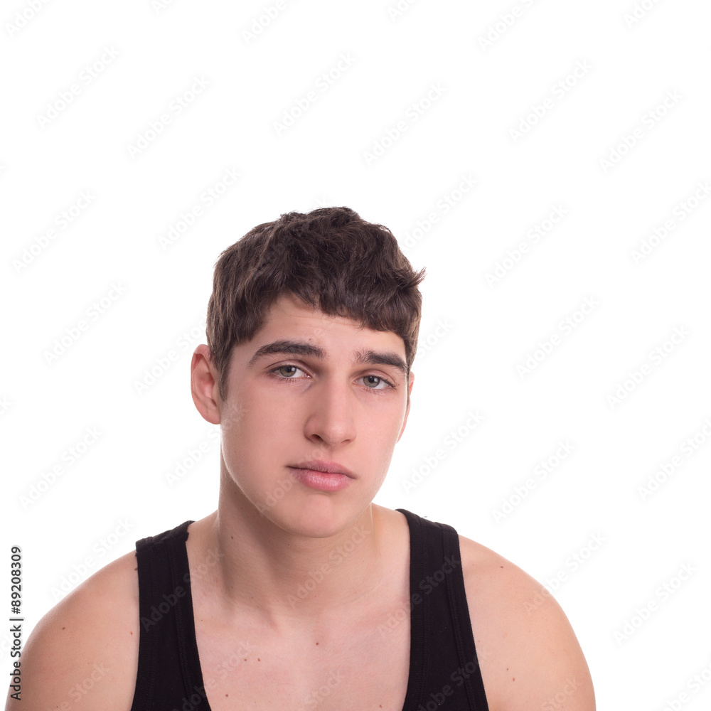 Obraz premium przegrany młody człowiek smutny