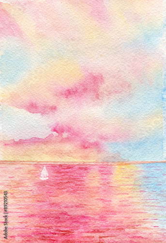 pink sea