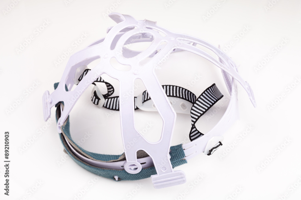 Fototapeta premium inside safety helmet on white background
