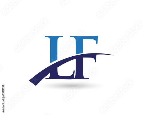 LF Logo Letter Swoosh