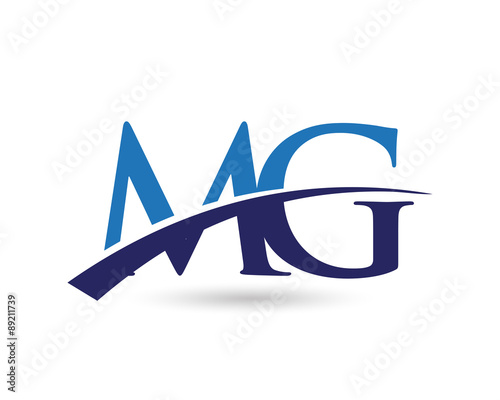 MG Logo Letter Swoosh