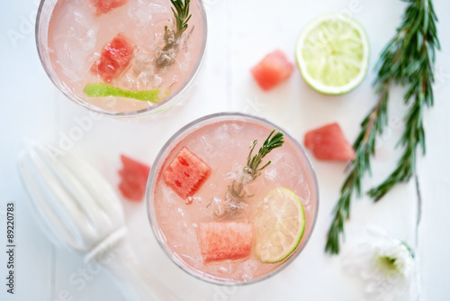 Refreshing Watermelon drink photo