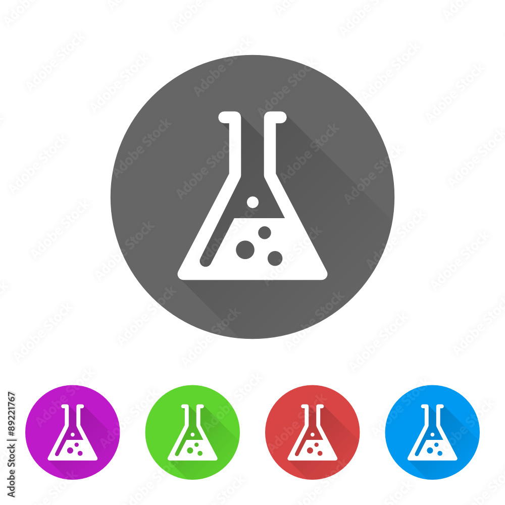 App Icon Long Shadow - 5 Colors App Icon Long Shadow - 5 Colors