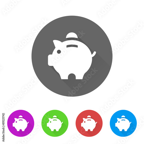 App Icon Long Shadow - 5 Colors