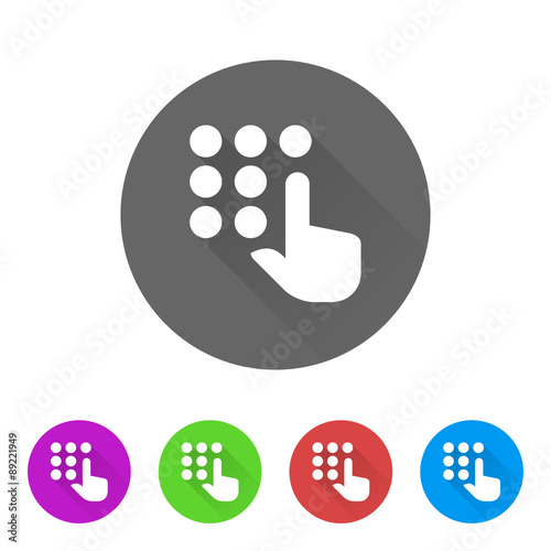 App Icon Long Shadow - 5 Colors