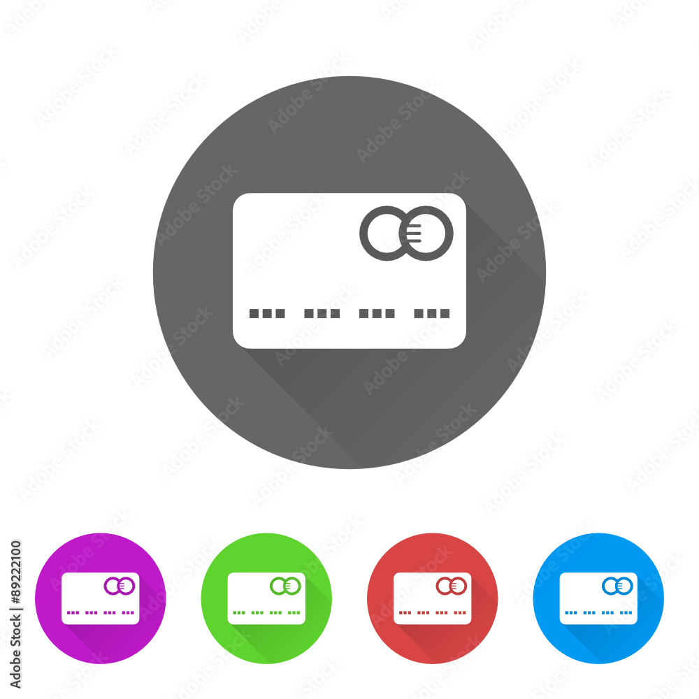App Icon Long Shadow - 5 Colors App Icon Long Shadow - 5 Colors