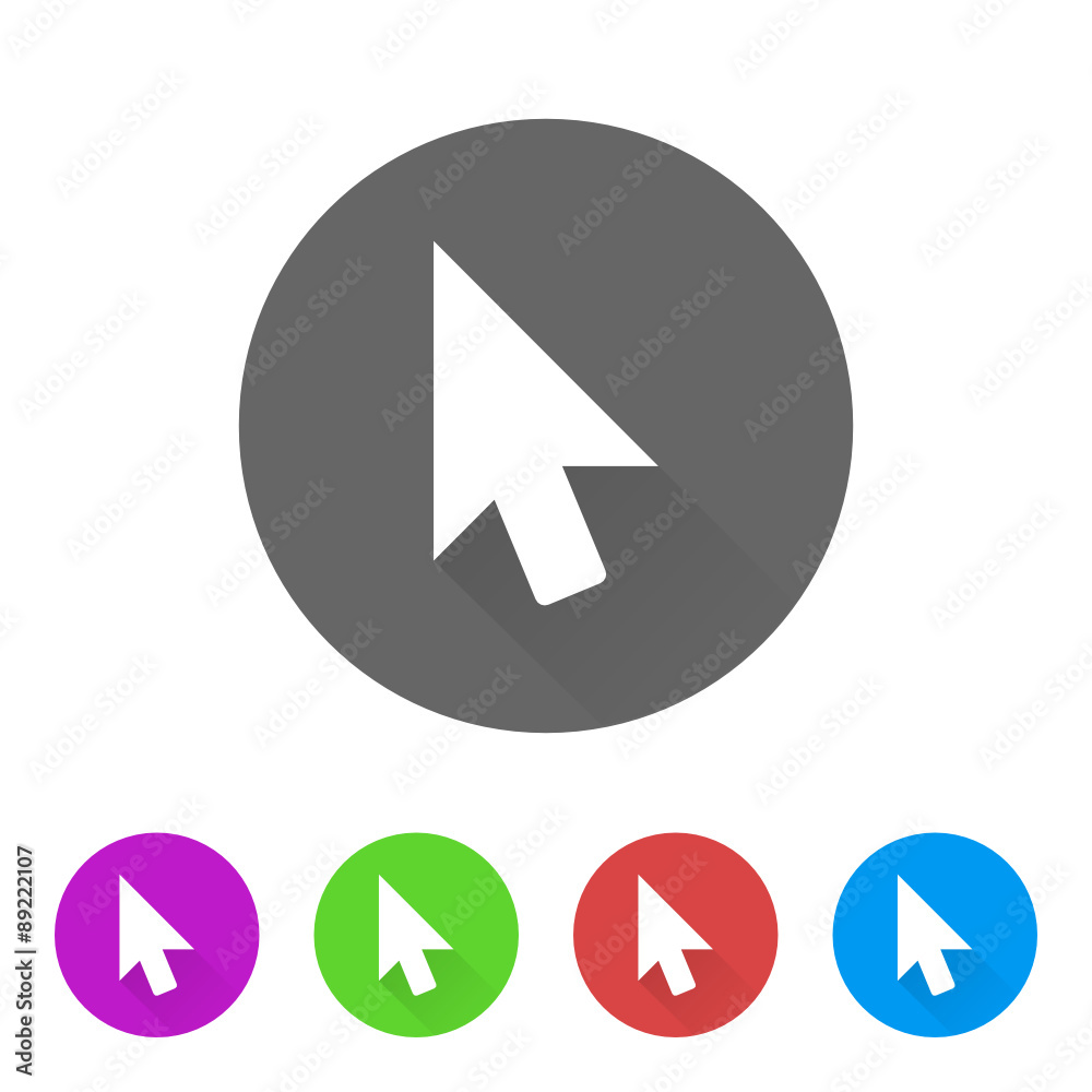 App Icon Long Shadow - 5 Colors App Icon Long Shadow - 5 Colors