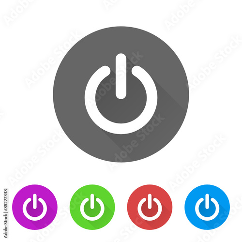 App Icon Long Shadow - 5 Colors