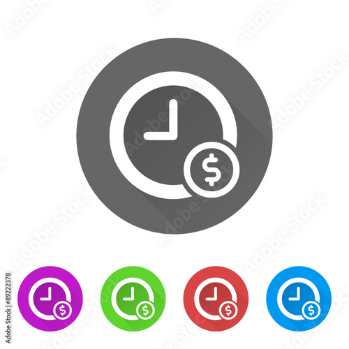 App Icon Long Shadow - 5 Colors
