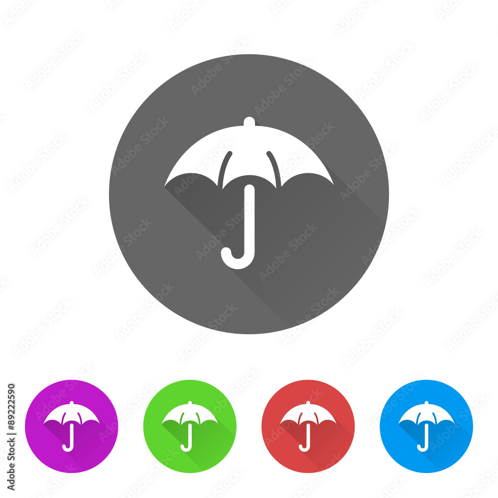 App Icon Long Shadow - 5 Colors App Icon Long Shadow - 5 Colors