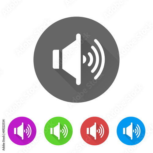 App Icon Long Shadow - 5 Colors