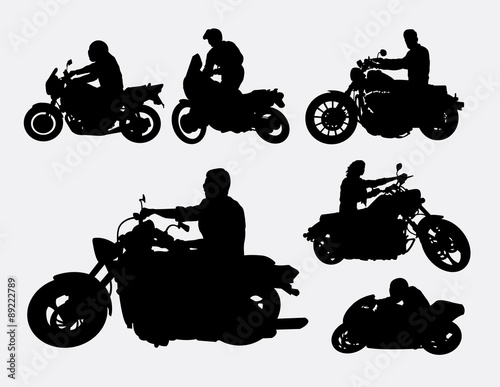 People riding motorbike