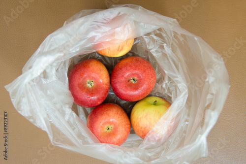 Closeup apple
