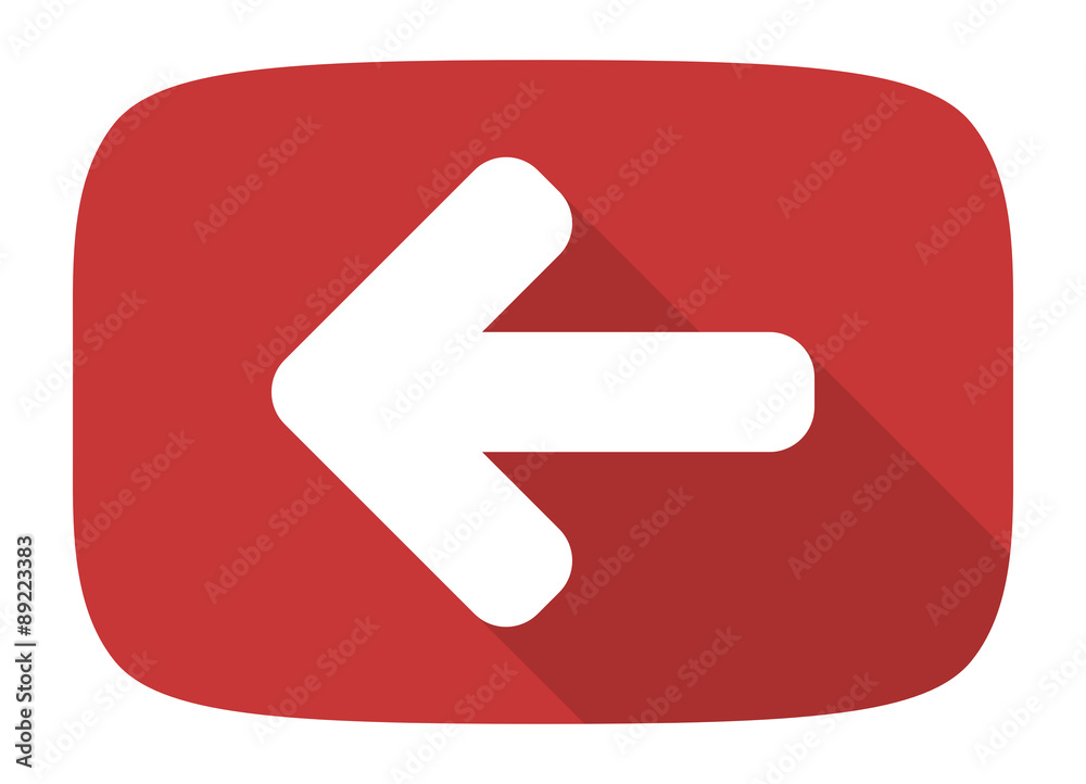 left arrow flat design modern icon left arrow flat design modern icon
