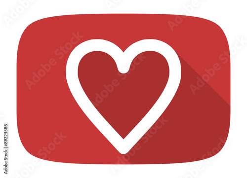 heart flat design modern icon Free Download heart flat design modern icon - GFXLoad