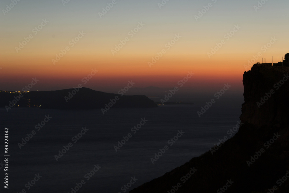 739 - sunset in Santorini