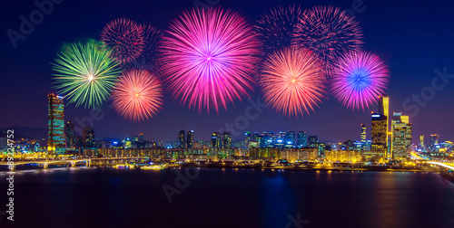 Photography Firework festival in Korea.