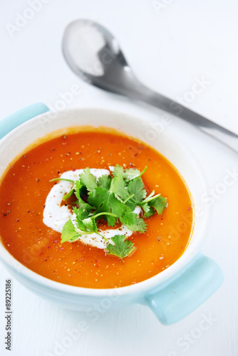 Roasted vegetable tomato soup