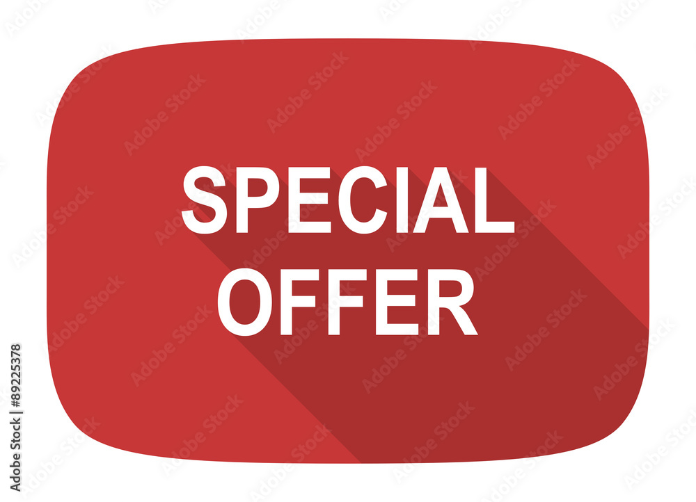 special offer flat design modern icon special offer flat design modern icon