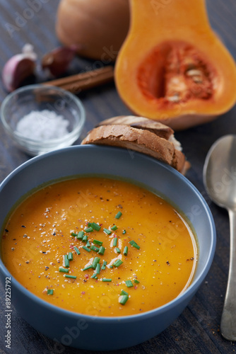 Принти на полотні Delicious butternut squash soup