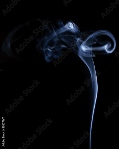 Abstract smoke on black background