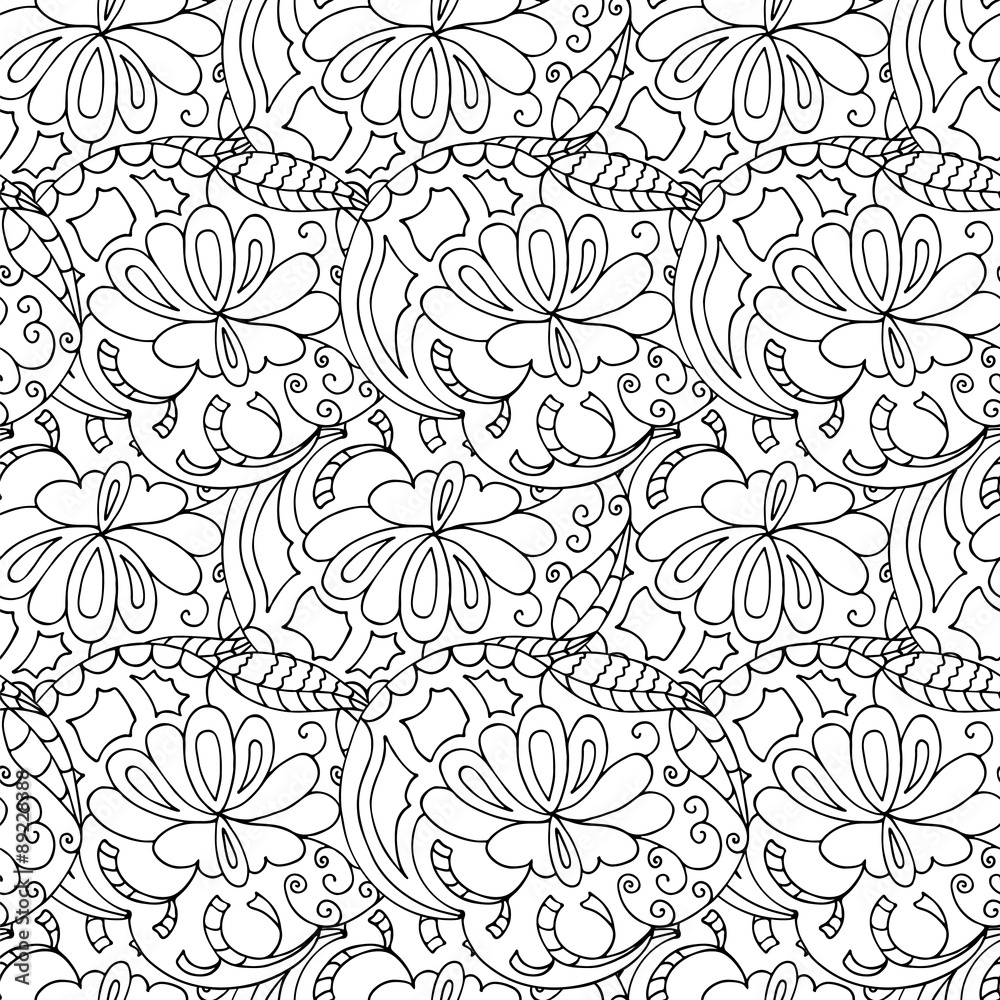 seamless abstract graphic drawing made by hand, zen-tangle seamless abstract graphic drawing made by hand, zen-tangle