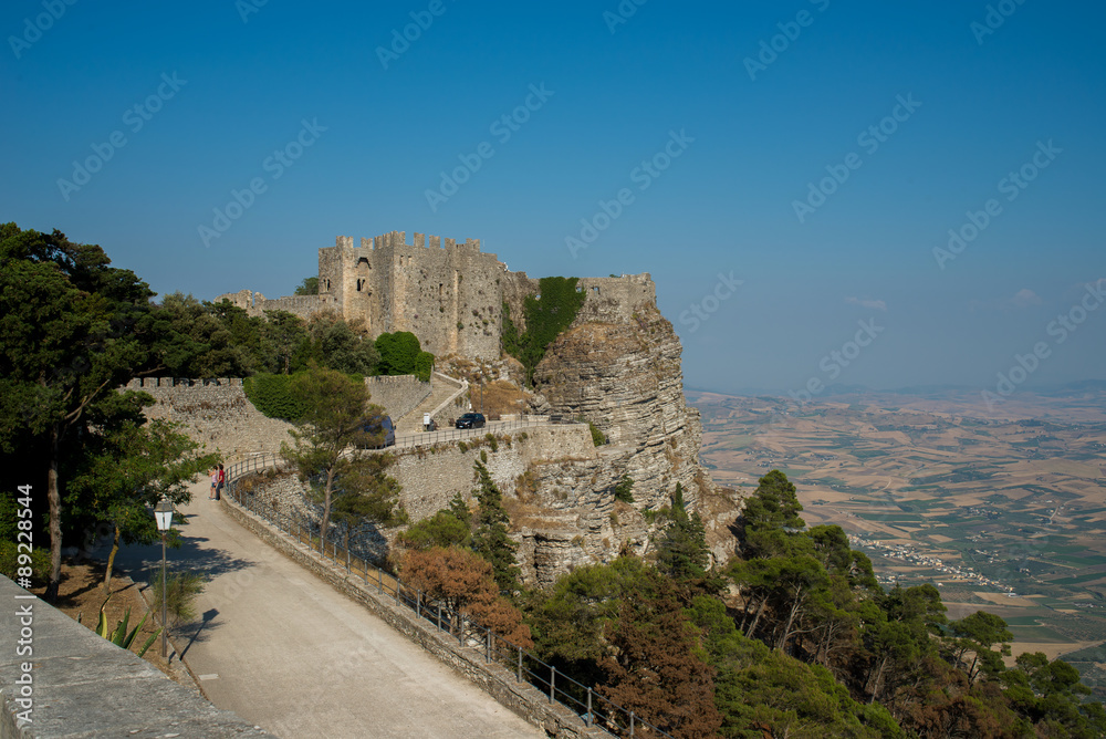 Castello di Venere in Erice. Sicily, Italy.