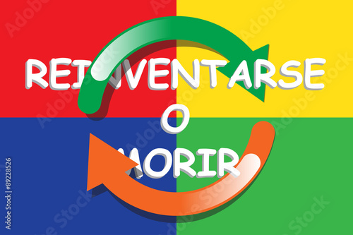 Reinventarse o morir vector