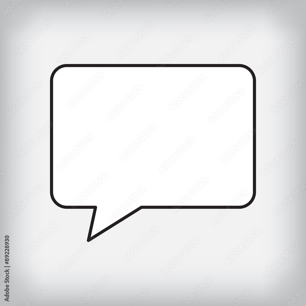 Bubble speech vector Bubble speech vector