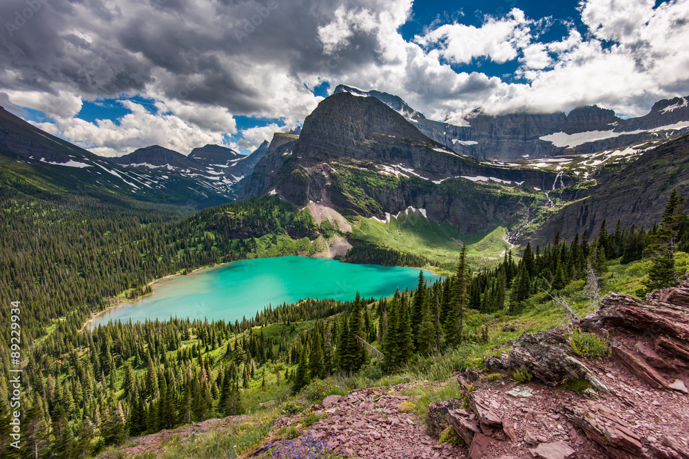 Grinnell Lake Grinnell Lake