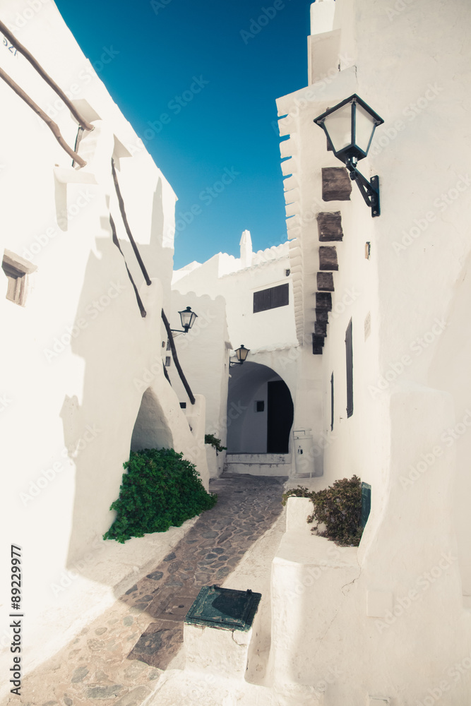 Fototapeta premium Small passage in Binibequer