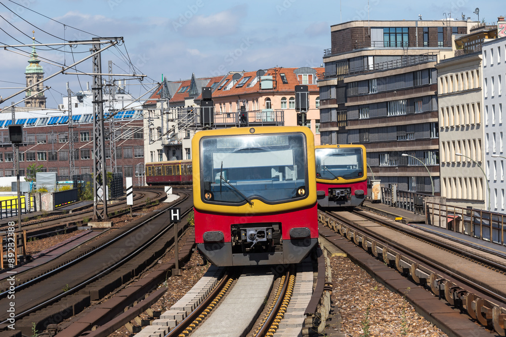 Obraz premium berlin germany sbahn train