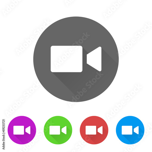 App Icon Long Shadow - 5 Colors