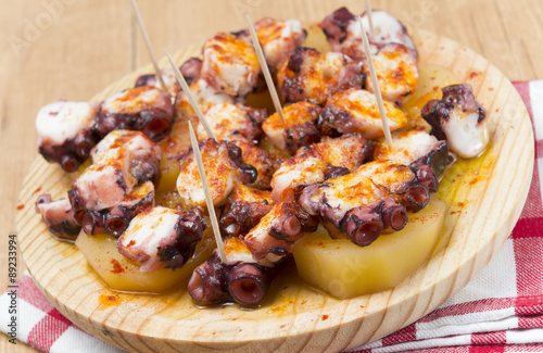 De tapas por Galicia,pulpo a feira photo