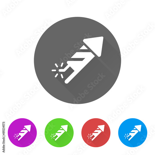 App Icon Long Shadow - 5 Colors