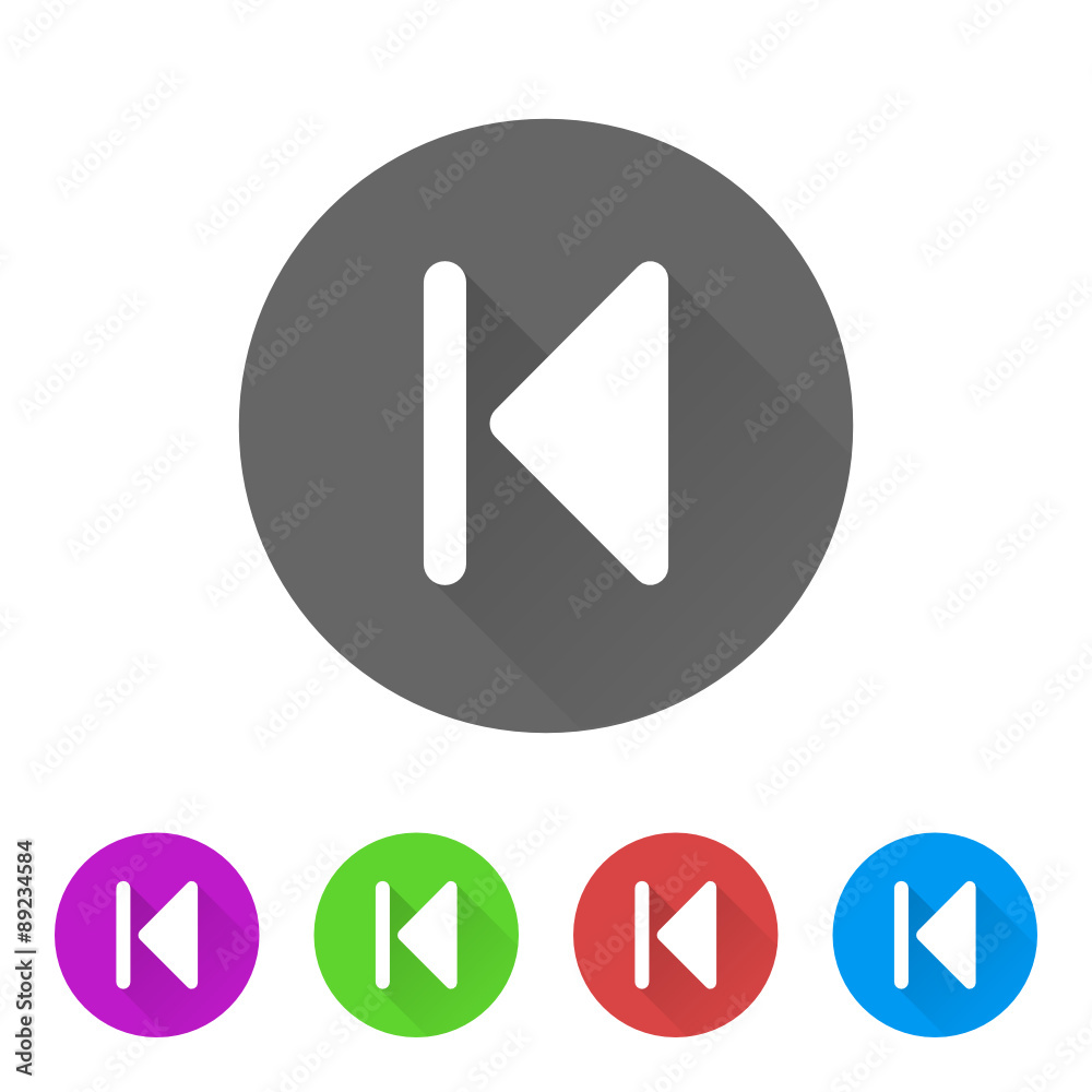 App Icon Long Shadow - 5 Colors App Icon Long Shadow - 5 Colors