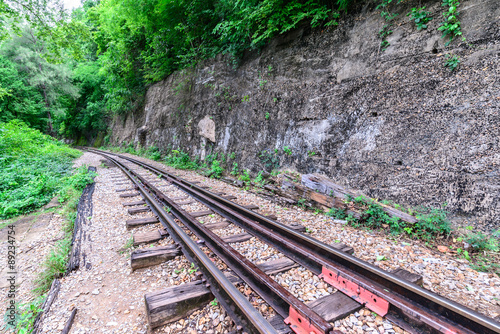 Death Railway, during the World War II at Kanchanaburi Thailand.