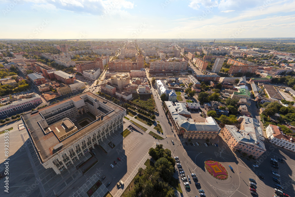 Fototapeta premium Панорама города с высоты