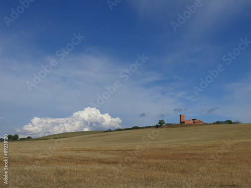 campagna, nuvole  photo