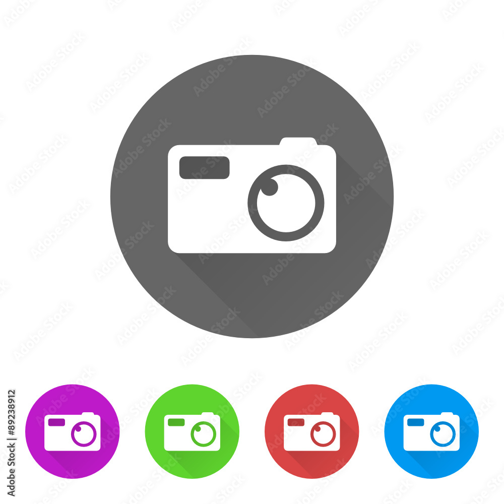 App Icon Long Shadow - 5 Colors App Icon Long Shadow - 5 Colors