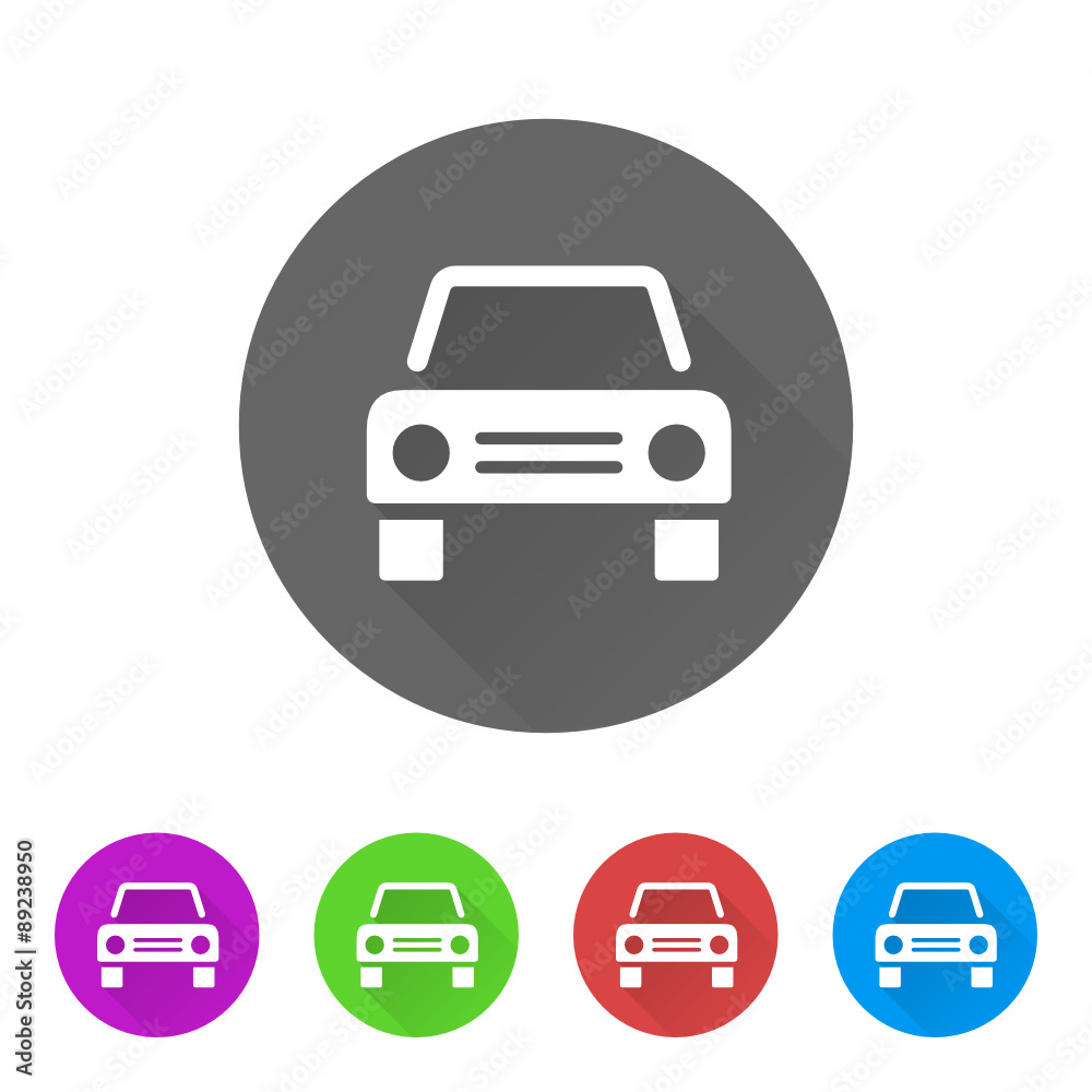App Icon Long Shadow - 5 Colors