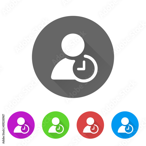 App Icon Long Shadow - 5 Colors